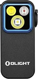 OLIGHT Oclip Pro Max Throw 120 Meters EDC Clip-on Light Equipped with Spring Clip Magnetic Base LED Light for Highing Fishing and Outdoor(Black)