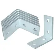 4 Hole L Shaped Connector Bracket Length 3-5/8" Width 1-1/2" Thickness 5mm Fi...