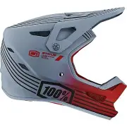 100% Status Bicycle Helmets Gray/Red Sm 80010-00008