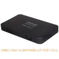 在飛比找momo購物網優惠-【伽利略】USB3.1 Gen1 to SATA/SSD 2