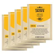 5 x Mangrove Jack's M05 Mead Beer Yeast 10g Home Brew Sachet