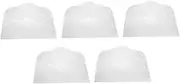 Zerodeko 5pcs Transparent Garment Cover Bags for Suits Coats Dust Protectors for Half Clothing Storage Travel No Hanger Needed