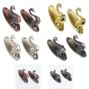 2 Pieces Curtain Tieback Hooks Wall Coat Hook for Living Room Home Use