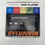 New NIB Sylvania SDVD1041 JPEG Readable Compact Home DVD Player w/ Remote