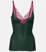 [Saint Laurent] Saint Laurent Silk satin top UK 10 pink