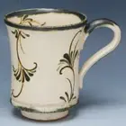 Kyo Kiyomizu yaki ware Japanese Mug Tea Coffee cup Mai Arabesque Japan