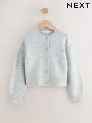Grey Button Up Cardigan (3-16yrs) (AV5953) | $33 - $44