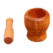Unique Eco-friendly Wooden Garlic Grinder Garlic Mash Mixer, Size:11x11x11cm
