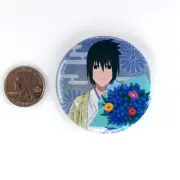 Sasuke Uchiha Sasuke's Birthday Round Can Badge Pin Naruto Shippuden V2