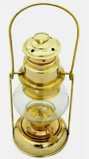 unique Brass Lamp Polished Nautical Minor Ship Lantern Maritime Lamp