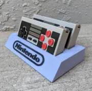 Nintendo NES Game Controller Holder - ANY Colors | Holds 2 Controllers | Retro