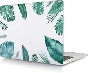 Laptop Hard Shell Case Compatible with New MacBook Pro 16 inch with Liquid Retina XDR Display & Touch ID 2021 2023 Release Model A2485 M1 A2780 M2, Plastic Protective Hard Case Cover, Leaves