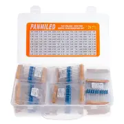 Kit de resistencias de 150 valores, 1500 piezas, 1/2 W, 1 %, 1 ohmio