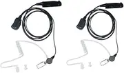 Sarcia Earpiece Headset for Baofeng UV-9R UV-9RPlus UV-XR UV-5S BF-9700 BF-A58 GT-3WP with Covert Acoustic Tube Earphone and PTT MIC 2Pack