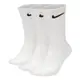 NIKE SX7676-100 Everyday Lightweight Socks 訓練 中筒襪 小腿襪 (白色三入)