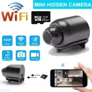 1080P HD Home Security Wireless Mini Spy Micro Night Vision Motion Camera Hidden