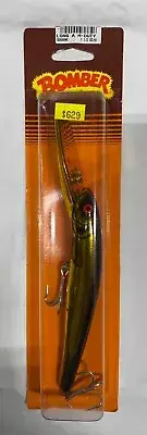 Bomber Long A 26A H-Duty, Deep Diver, Black/Gold, Vintage Orange Card 1 1/2oz