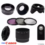 WIDE ANGLE LENS+MACRO + TELEPHOTO ZOOM LENS + REMOTE FOR CANON POWERSHOT G16