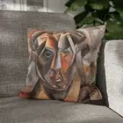 CUSHION COVER PILLOW CASE|PABLO PICASSO - WOMAN'S HEAD (FERNANDE) ART