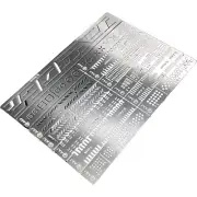 13 in 1 Stainless Auxiliary Stencil Templates For 1/100 1/144 MG Gundam Models