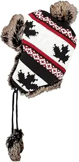 [TOVINANNA] Windproof Hat Warm Keeping Ear Warmer Knitting Wool Hat for Cold Weather Outdoor Activities Fits Present for Family and Friends