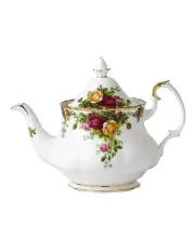 [Royal Albert] Old Country Roses Teapot 0.8L in White