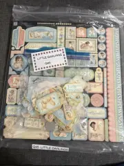 Graphic 45 Scrapbook Paper 12x12 Little Darlings Sheets Stickers & Chipboard
