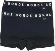 [Bonds] 2 x Girls Stretchies Shortie Bottoms Kids Black Shorts