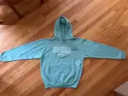 NWT mint green Nassau hooded sweatshirt women's medium spring