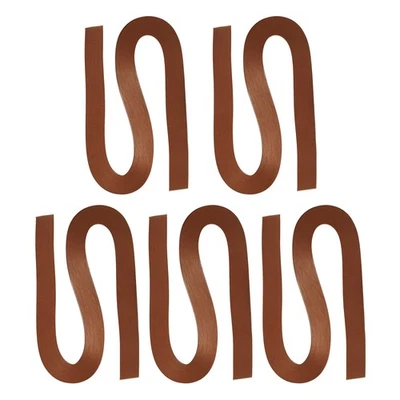 600pcs Quilling Strips Paper 3mm 21" Origami Paper for Art DIY Dark Brown