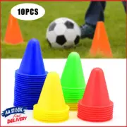 10 Pack Fitness Exercise Sports Training Markers Cones Soccer Rugby Marker AU
