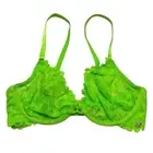 Savage X Fenty Savage Not Sorry Ultra Demi Unlined Lace Bra Kelly Green Size 34D