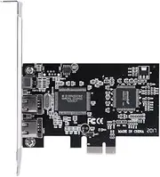 1394a Controller Card, PCI-E PCI Express Firewire 1394a IEEE 1394 Controller Card with Firewire Cable