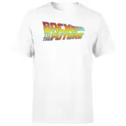 Back To The Future Classic Logo Men's T-Shirt - White