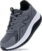 [WNA Step Up] Women Trainers with Arch Support Walking Shoes Platform Plantar Fasciitis Orthotic Pain Relief Fashion Tennis Sneakers for Women