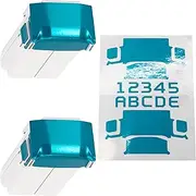 WRAPGRADE Skin Stickers Compatible with DJI Mini 3 Pro | Two Batteries (Caribbean Blue)