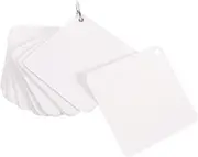 Generic 300 Sheets Blank Note Cards with Rings for Vocabulary DIY Projects and Daily Planning Portable Index Flashcards for Students and Writers