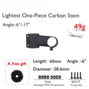 Ultralight Carbon Bicycle Integrated Stem MTB/Road Gravel Bike Handlebars Stem