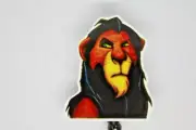 Scar Lion King Disney Villain Badge Reel ID Holder Nurse Simba Disneyland
