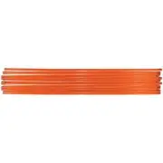 36" Orange Driveway Markers - Hollow Flexible Stakes - Pack of 36