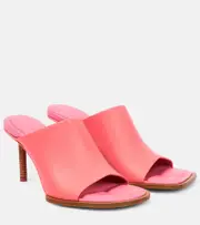 [Jacquemus] Jacquemus Les Mules Rond Carré leather pumps AU 7 pink