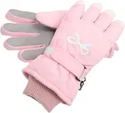 [HAPINARY] Winter Gloves Womans Gloves Men Gloves Warm Gloves Waterproof Gloves Snowboarding Gloves Thermal Gloves Ski Gloves Men's Gloves Snowboard Gloves Coral Fleece Pink