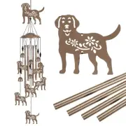 Outdoor Dogs Wind Chimes Decor, Portable Mobile Wind Catcher, Sympathy Wind B...