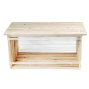 4pcs Wooden Bee Hive Frame Bee Honeycomb Foundation Framework Beekeeping Frame