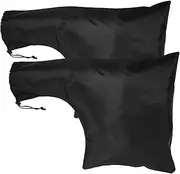 2Pcs Leaf Blower Vacuum Bag 420D Oxford Cloth Fallen Leaves Collection Bag Replacement Leaf Storage Bag with Zipper Durable Garden Leaf Bag for Garden Leaves