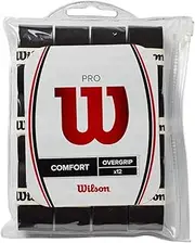 Wilson Pro Overgrip Comfort 12 Pack - Black - Tennis Overgrip