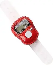 Digital Tally Counter | LCD Display Number Clicker Counter,Manual Resettable Electronic Knitting Row Recorder Ring for Track and Field Lap