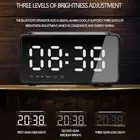 Wireless Charging BT Speaker Clock Led Display Alarm Clock Speaker With Fm VIS