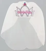 "Bride to Be" Party Tiara with Veil - Hens Night Party Supplies