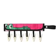 Sock Clips, Underwear Clips - Foldable Fabric Hanger Drying Foldable Rack with 6 Clips for Clothes - Cute Travel Multifunctional Cloth Washing Statue for Hotel Laundry Bathroom Shower